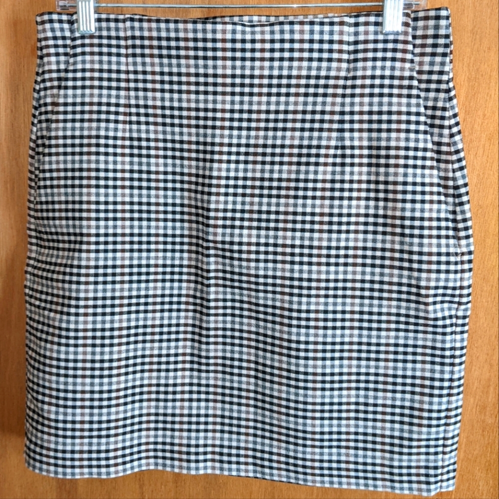 Dynamite plaid skirt